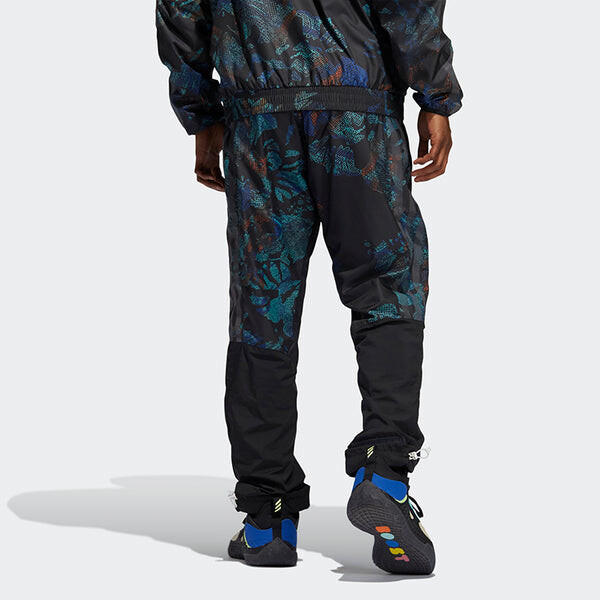 Спортивные штаны adidas Hrdn Nxt Pant Flowery Printed Basketball Pants Men's Black, черный — фото 3