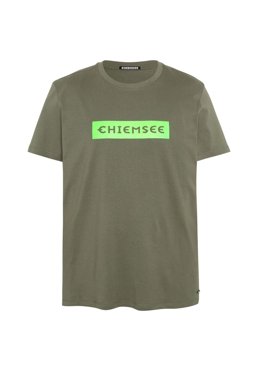 

Футболка с надписью на этикетке CHIEMSEE, цвет Dusty Olive