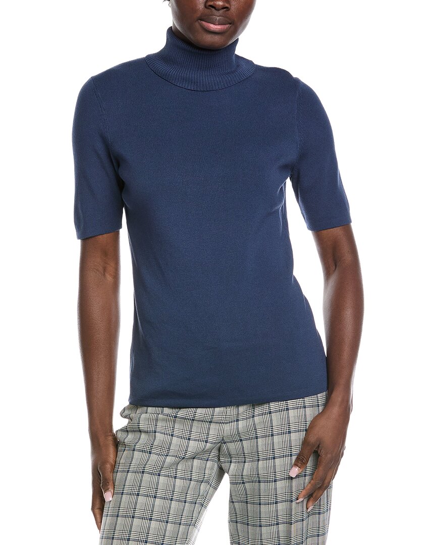 

Свитер с высоким воротником от Энн Кляйн Anne Klein, синий