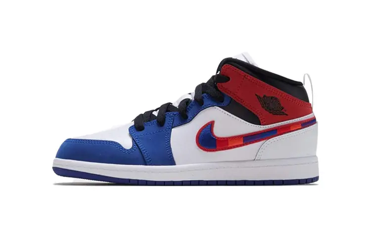 

Кроссовки Jordan 1 Mid SE PS Multicolored Swoosh