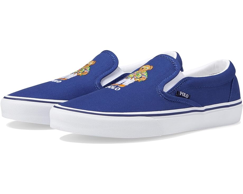

Кроссовки Polo Ralph Lauren Keaton-Slip, цвет Beach Royal Bear, Синий, Кроссовки Polo Ralph Lauren Keaton-Slip, цвет Beach Royal Bear