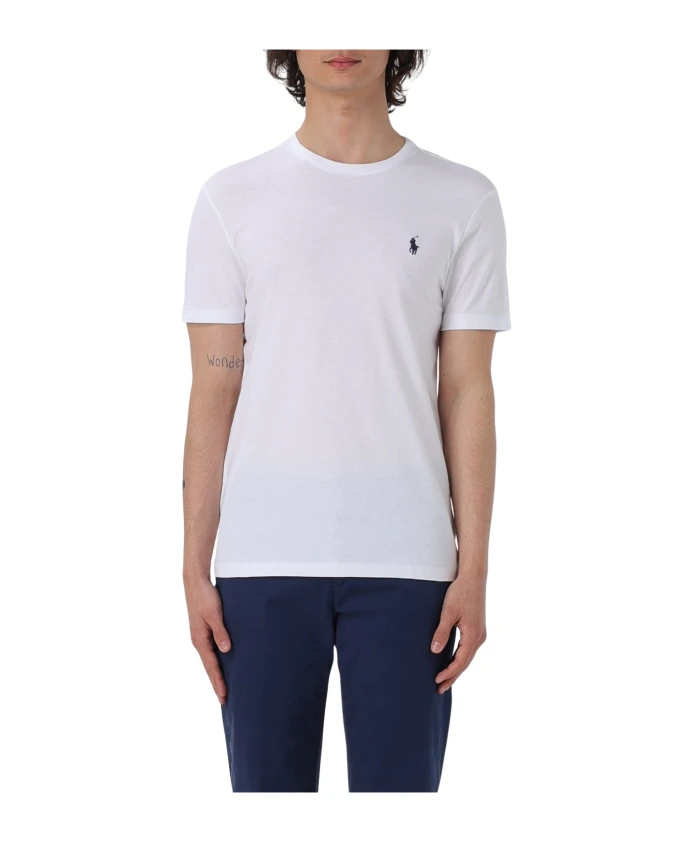 

Футболка из хлопкового трикотажа Polo Ralph Lauren, белый