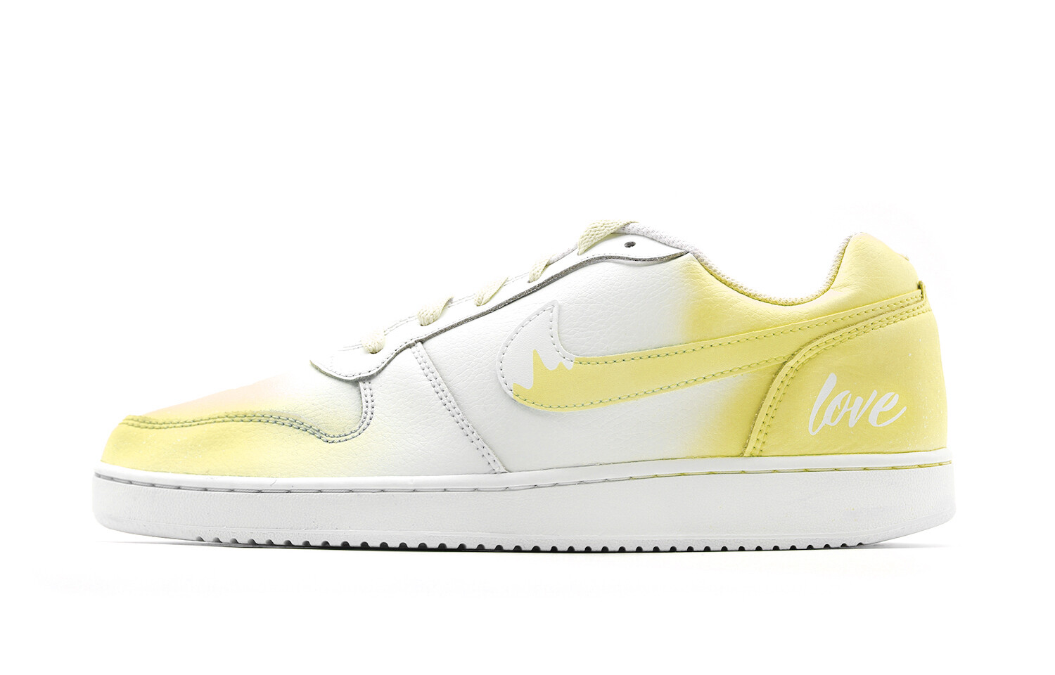 

Кроссовки Nike EBERNON Skateboarding Shoes Men Low-top White/yellow, желтый