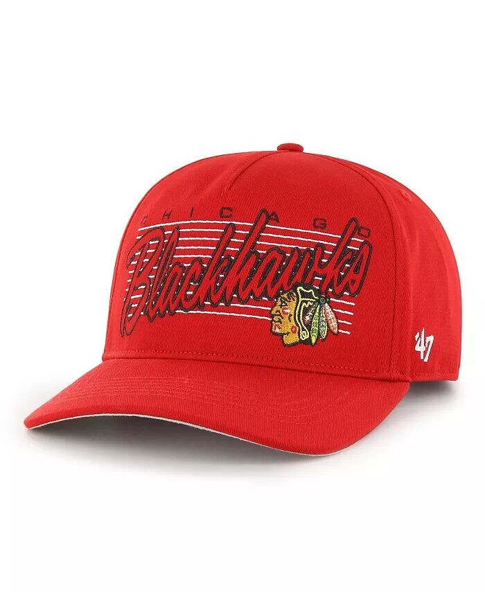 

Мужская красная бейсболка Chicago Blackhawks Marquee Hitch Snapback '47 Brand, красный