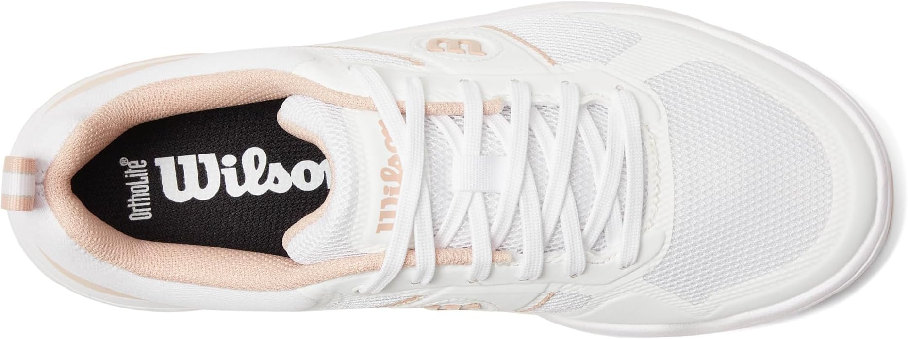 Кроссовки Wilson Pickle Pro, White/White/Cameo Rose — фото 2