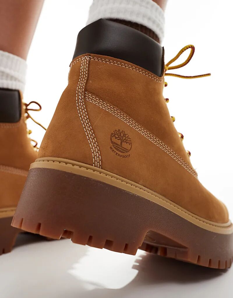Ботинки Timberland Stone Street высотой 6 дюймов из пшеничного нубука — фото 4