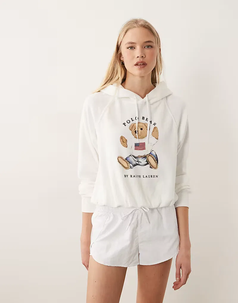 Вязаный пуловер Polo Ralph Lauren, белый