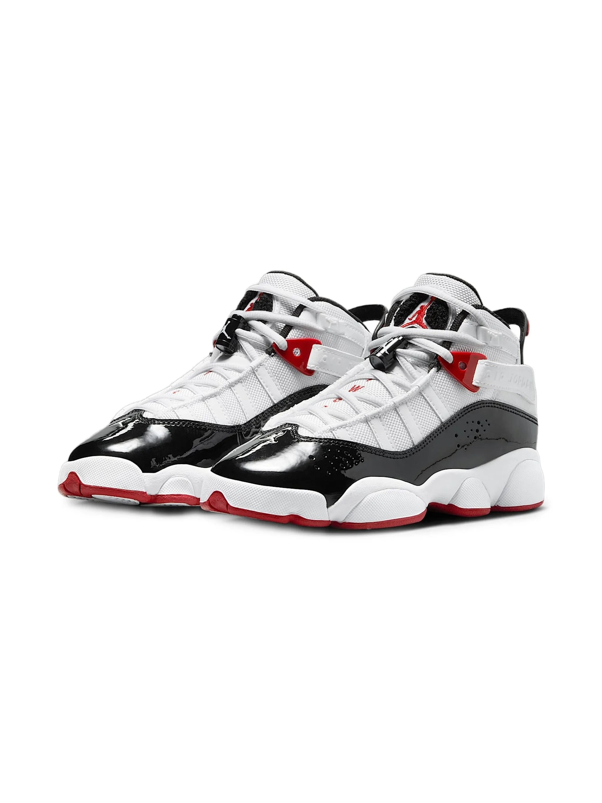 Кроссовки Jordan 6 Rings Varsity Red Black Jordan Kids, белый — фото 2