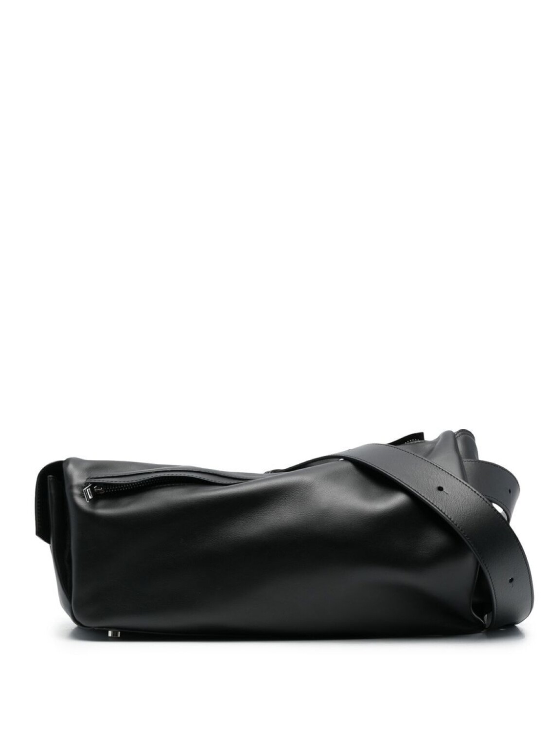 

Sunnei oversized zip-up satchel, черный