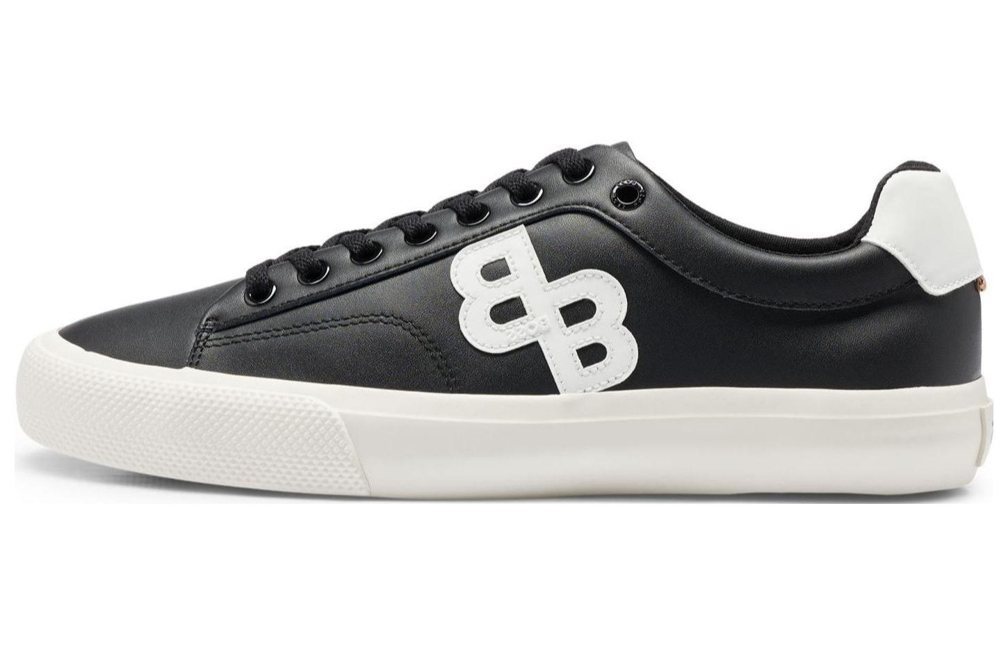 

Кроссовки HUGO BOSS Skateboarding Shoes Men Low-top Black, черный