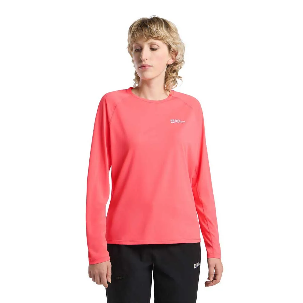 

Лонгслив Jack Wolfskin Prelight Swift, красный