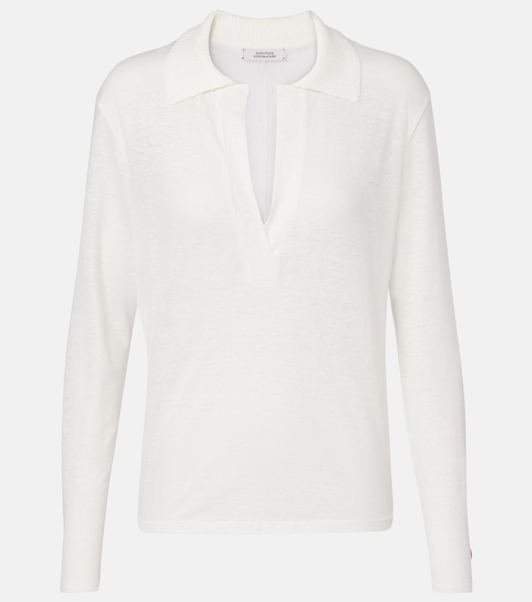 

Свитер-поло Natural Ease Dorothee Schumacher, Camellia White