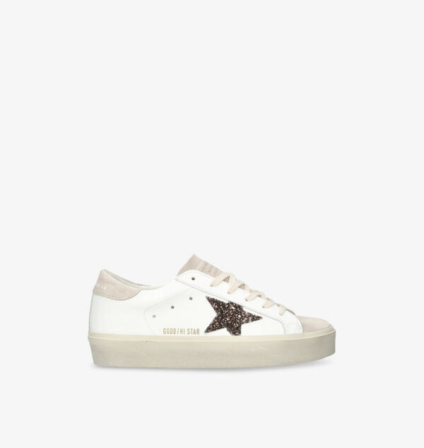 Низкие кожаные кроссовки Hi star 10318 Golden Goose, мультиколор