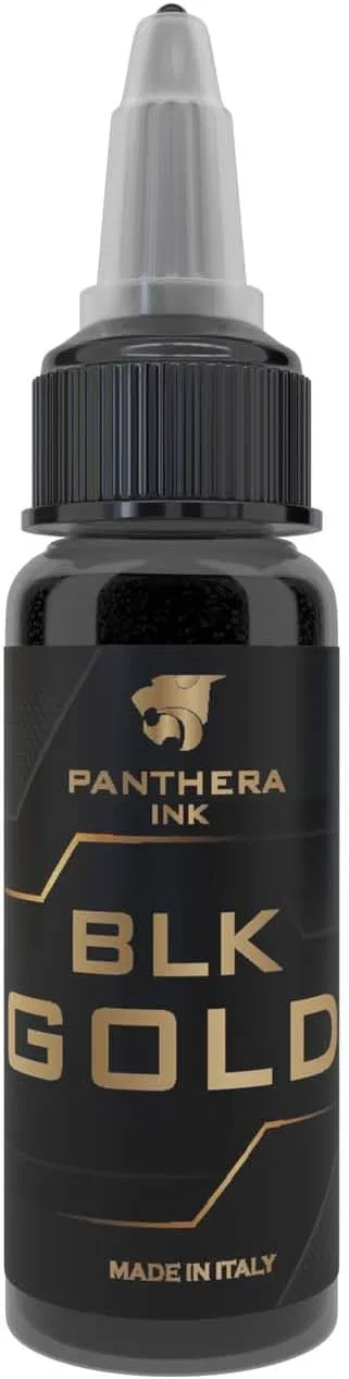 Черная тату-краска «Black Gold» 30 мл от Panthera Panthera Ink