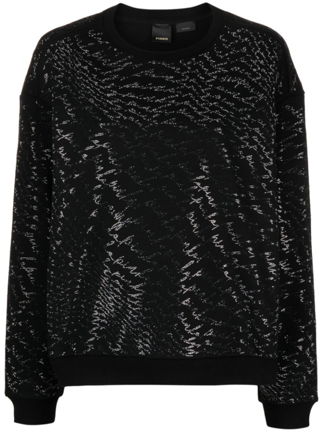 

PINKO толстовка с кристаллами, черный