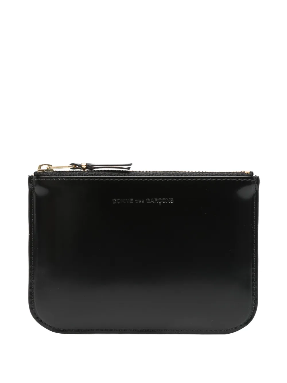 

Кожаный кошелек для монет на молнии Comme Des Garçons Wallet, черный