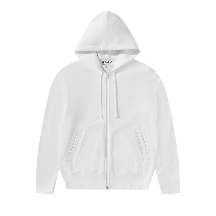 

Худи Comme des Garçons PLAY Back Emblem Zip Hoodie, White