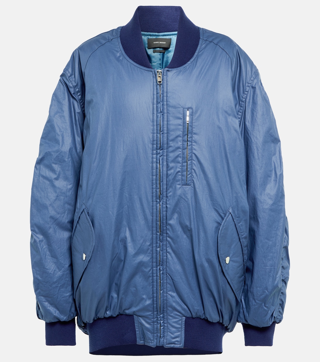 

Куртка-бомбер Kayama из хлопка Isabel Marant, Slate Blue