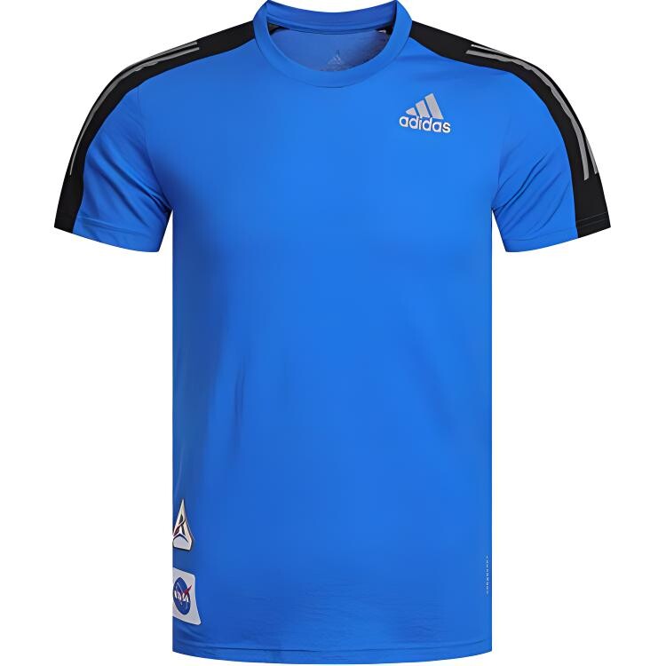 

Футболка мужская синяя Adidas, синий
