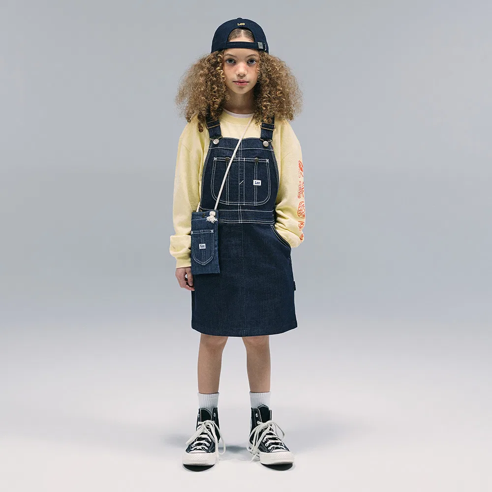 Детская джинсовая юбка-комбинезон Indigo Raw от Lee Kids