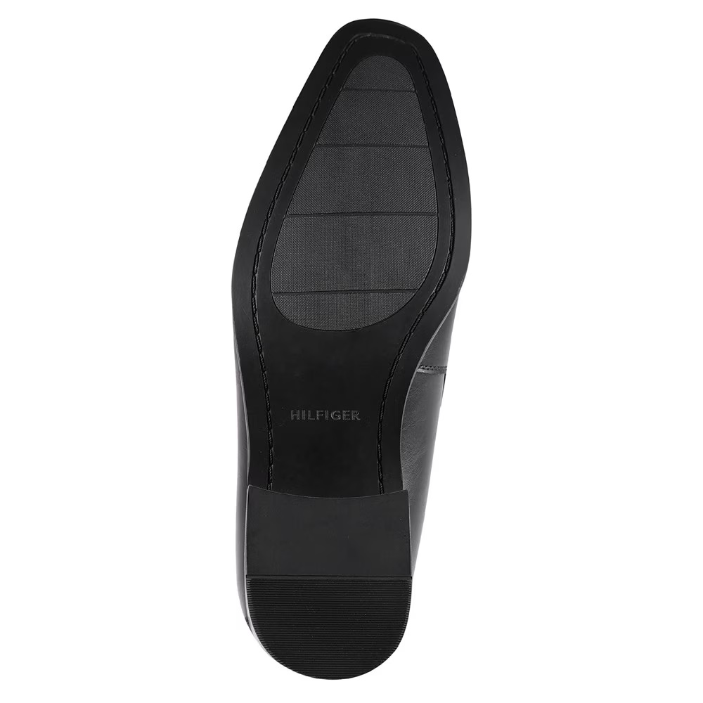 Туфли мокасины с мок-носом Speer от Tommy Hilfiger, black faux leather — фото 4