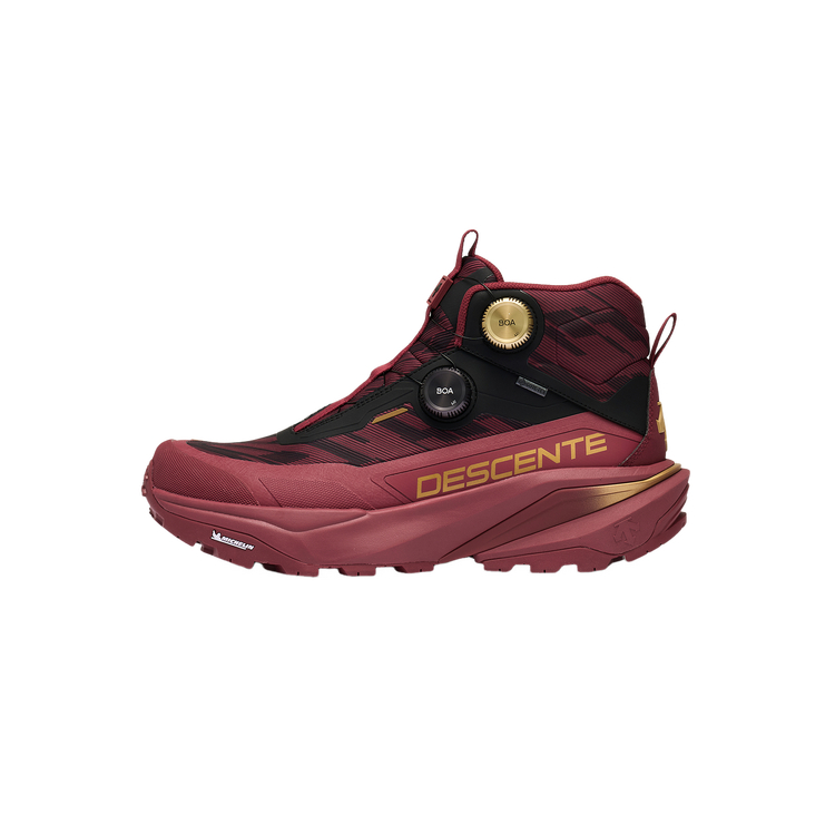 

SKI STYLE Mid top мужские туристические ботинки для горных походов DESCENTE, gd-красный