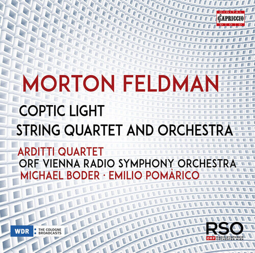 

CD диск Feldman / Arditti Quartet / Pomarico: Coptic Light