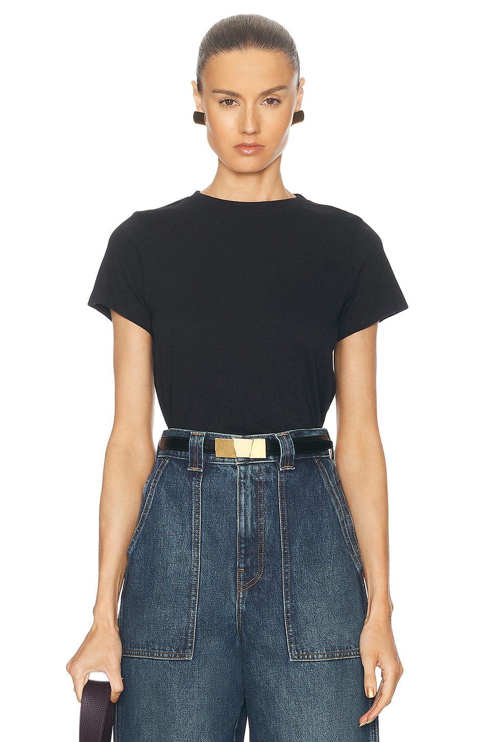 

Футболка Самсон KHAITE, цвет Washed Black