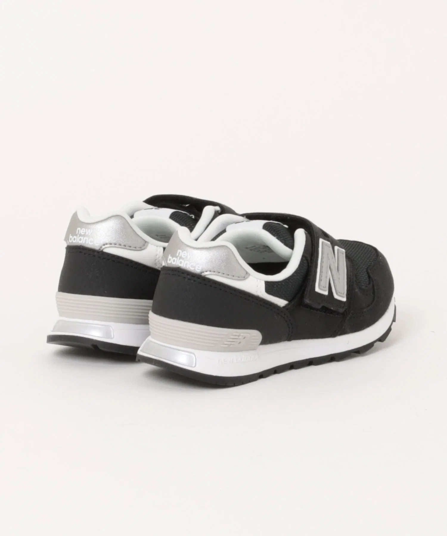 Детские кроссовки New Balance 313 v2 серебристые чёрные — фото 2