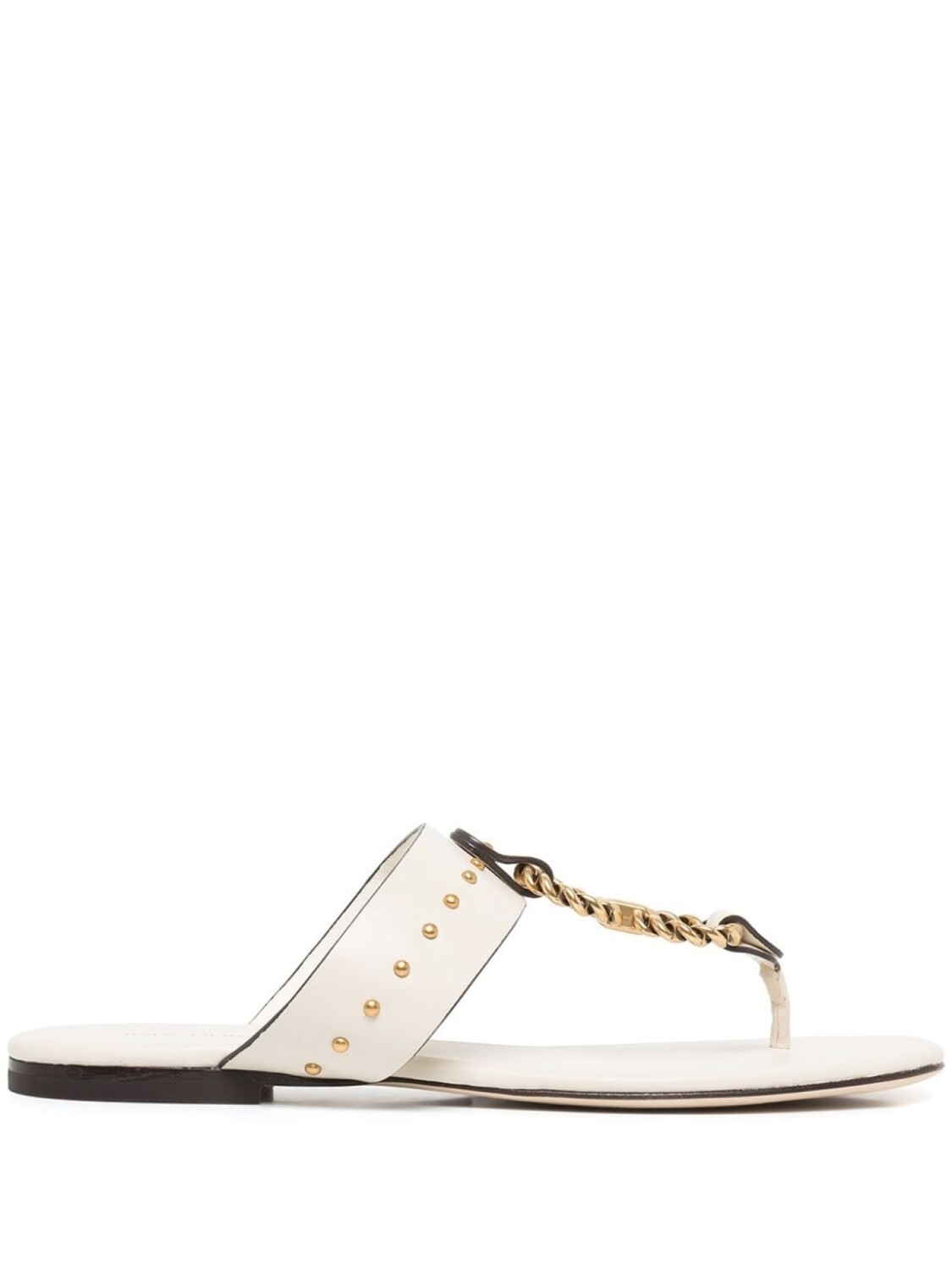 

Сандалии с металлическим декором Tory Burch, белый