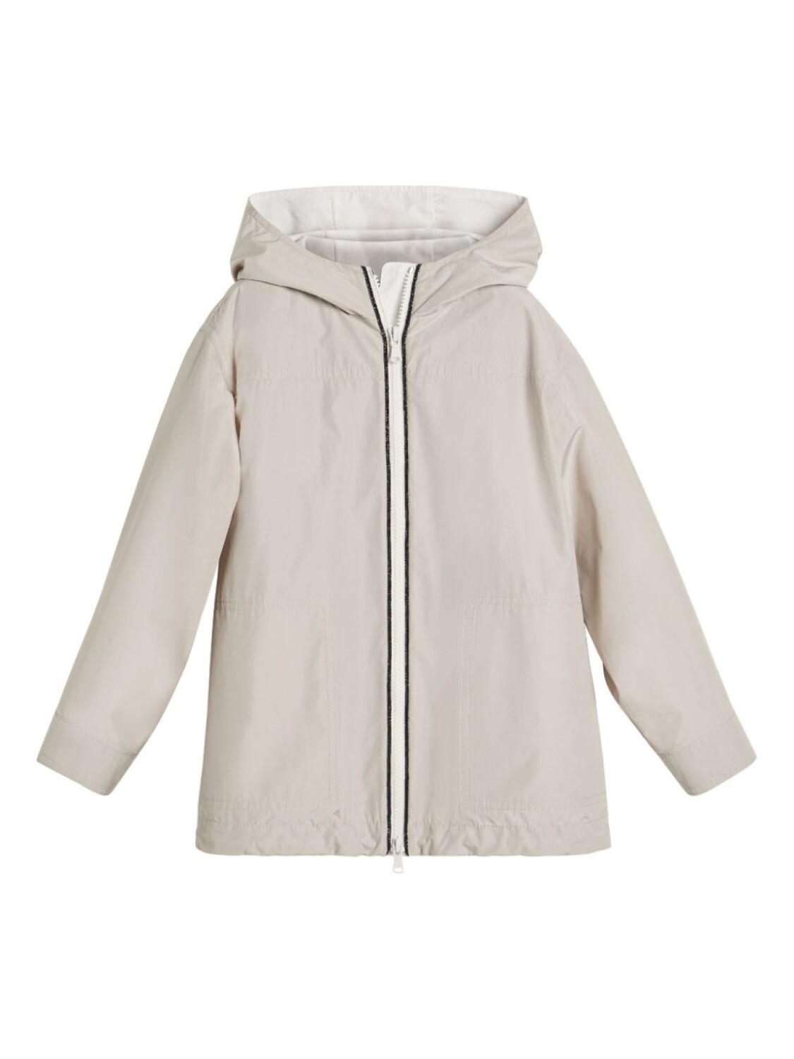 

Brunello Cucinelli Kids парка Taffeta, серый