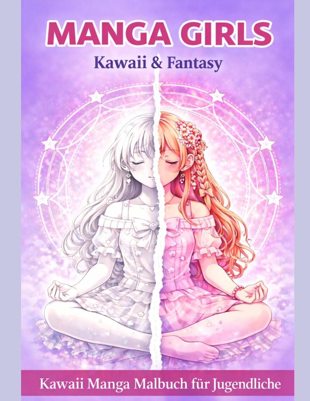 

Kawaii Manga Magic: Kawaii-Ausmalbuch für Jugendliche mit zauberhaften Girls, Magie & Alltagsszenen (German Edition)