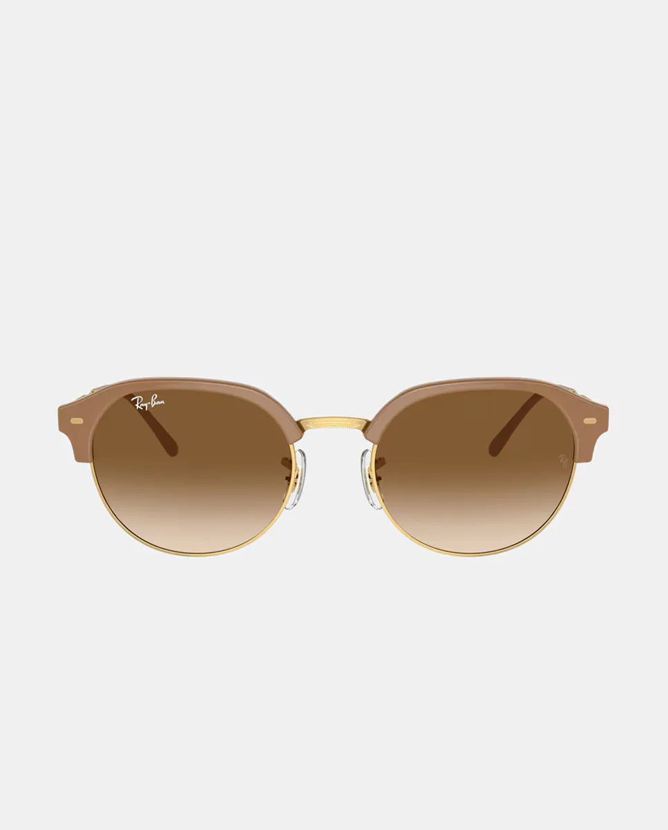 

Бежевые солнцезащитные очки унисекс с геометрическим рисунком Ray-Ban, бежевый