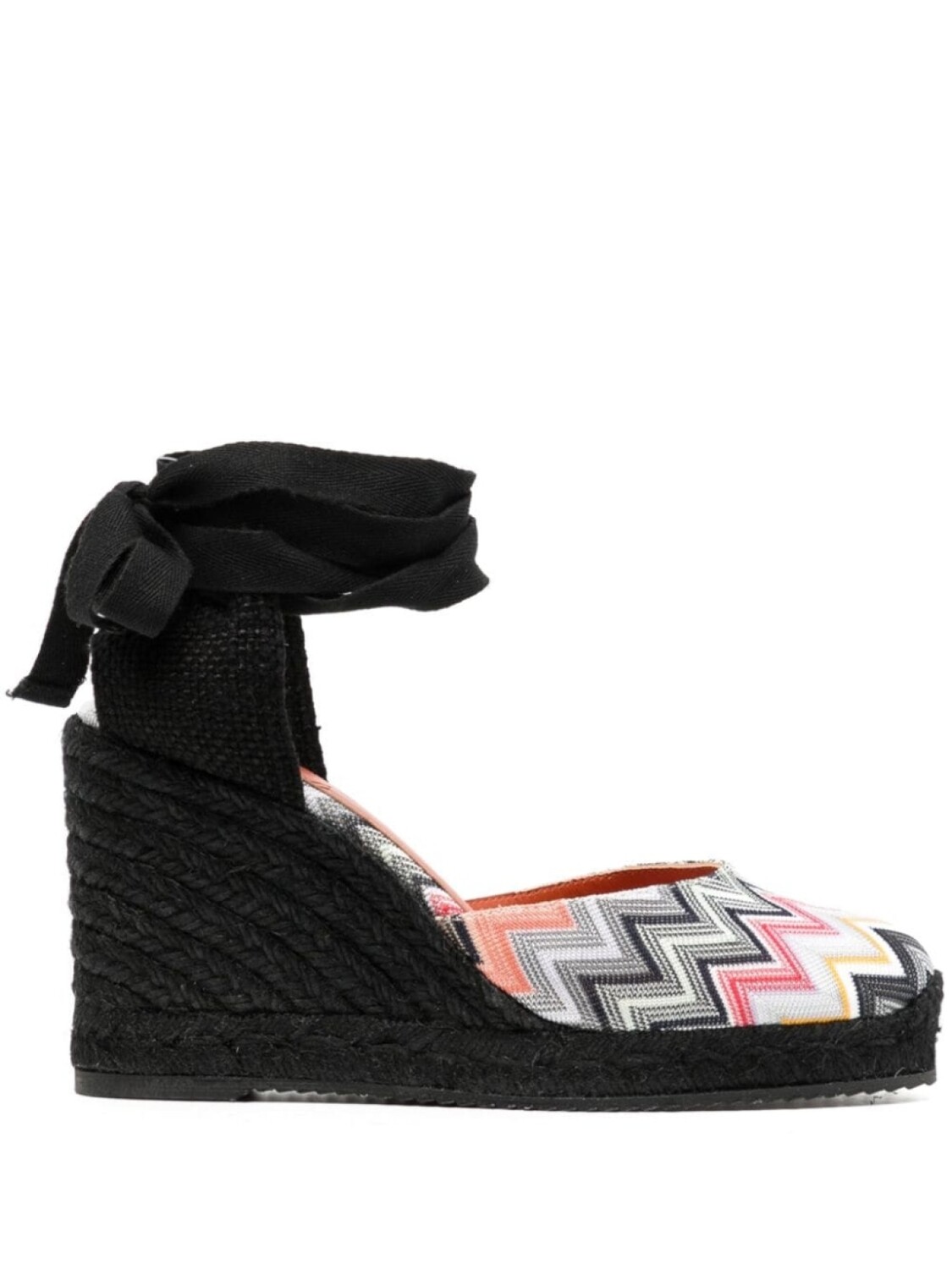

зигзагообразный узор Эспадрильи Missoni, черный