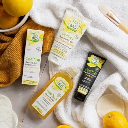 So'Bio Étic Clean'Yuzu Очищающий гель для устранения несовершенств кожи, органический, 200 мл Sobio Etic — фото 3