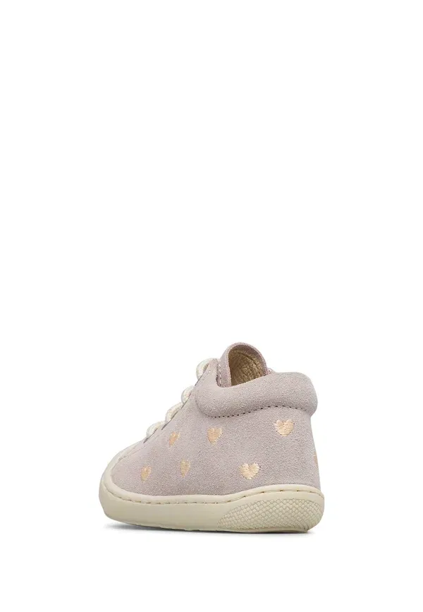 Пинетки Cocoon embr hearts baby shoes Naturino, пудрово-розовый — фото 4