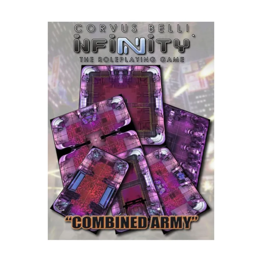 

Объединенный армейский набор геоморфных плиток, Infinity RPG (Modiphius Entertainment)
