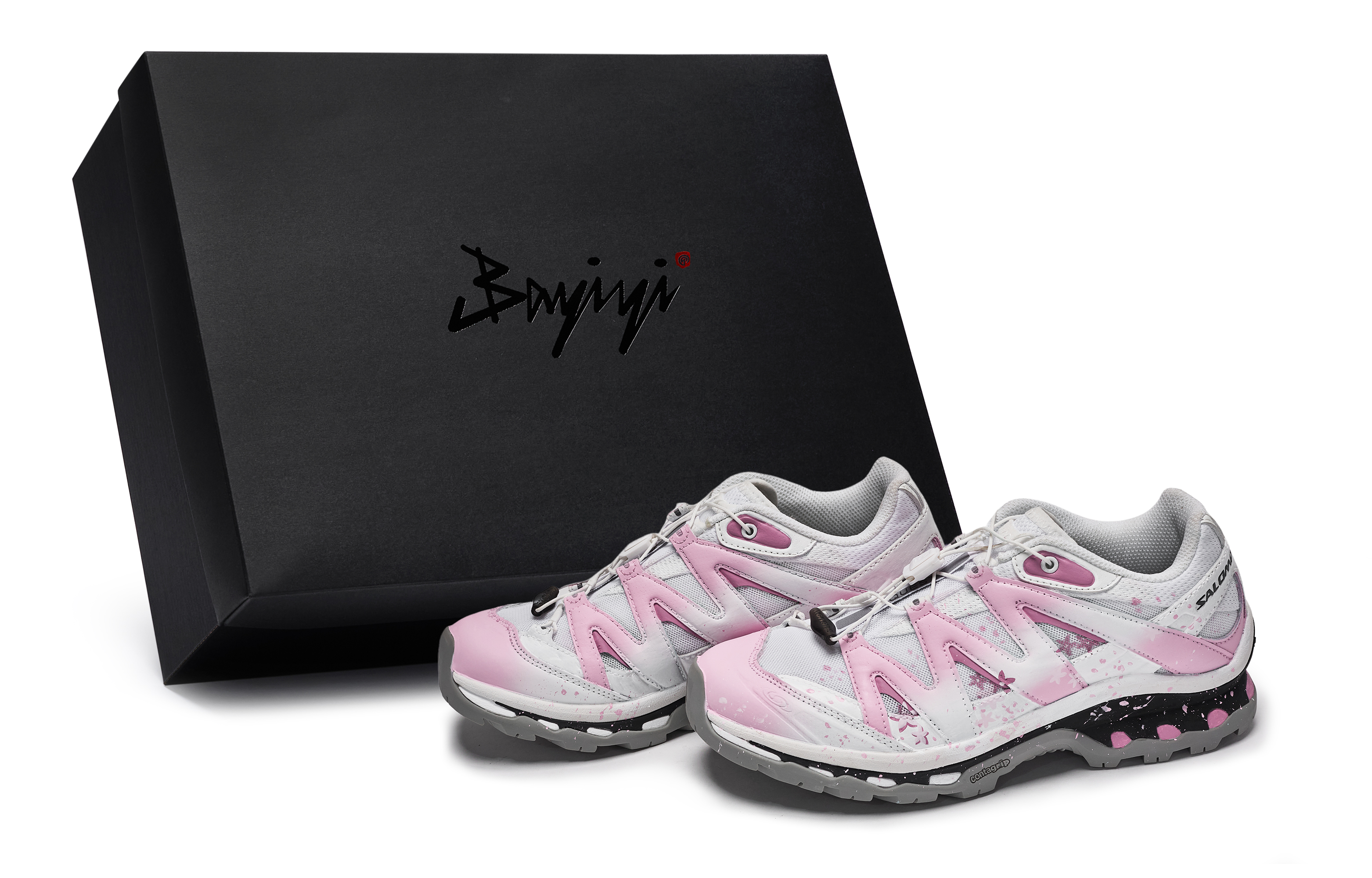 

SALOMON Туристические и походные ботинки XT Quest Unisex низкие Black/White/Pink