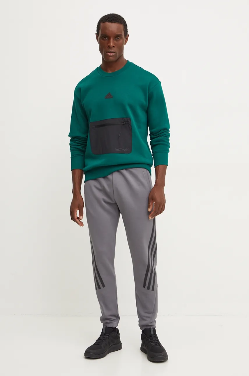 

Толстовка City Escape adidas, зеленый