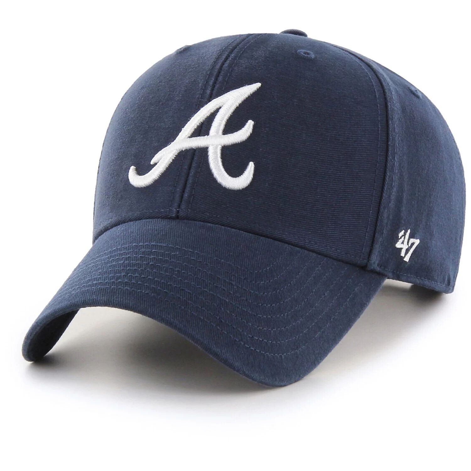 

Мужская темно-синяя регулируемая кепка Atlanta Braves Legend MVP '47