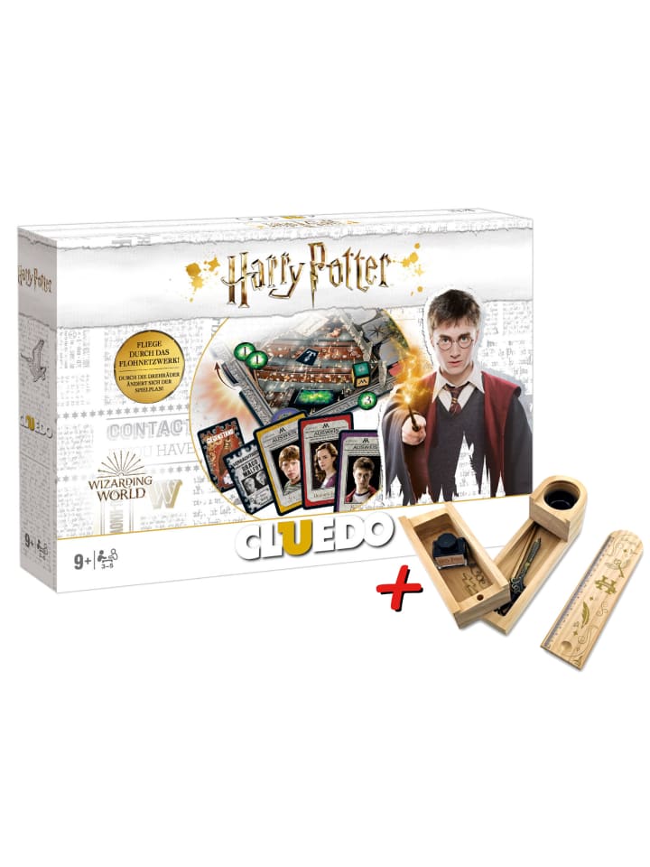 

Winning Moves Cluedo - Гарри Поттер + деревянный набор для письма, разноцветный