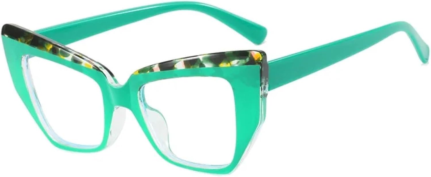 

Солнцезащитные очки с защитой от УФ-излучения UV400 | Оправа «кошачий глаз» Tr90 | Для женщин и мужчин, для занятий спортом на открытом воздухе и вождения DSVIGF, Green