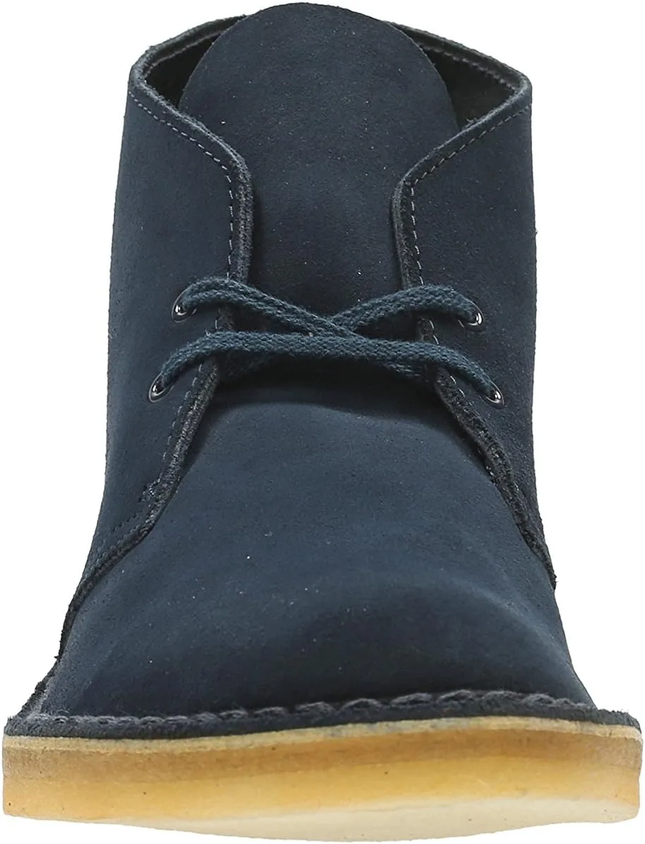 Ботинки Clarks Originals Desert Boot, мужские ботинки Desert Boots, ботинки на невысоком каблуке и ботинки, серые (замша wolf) — фото 3