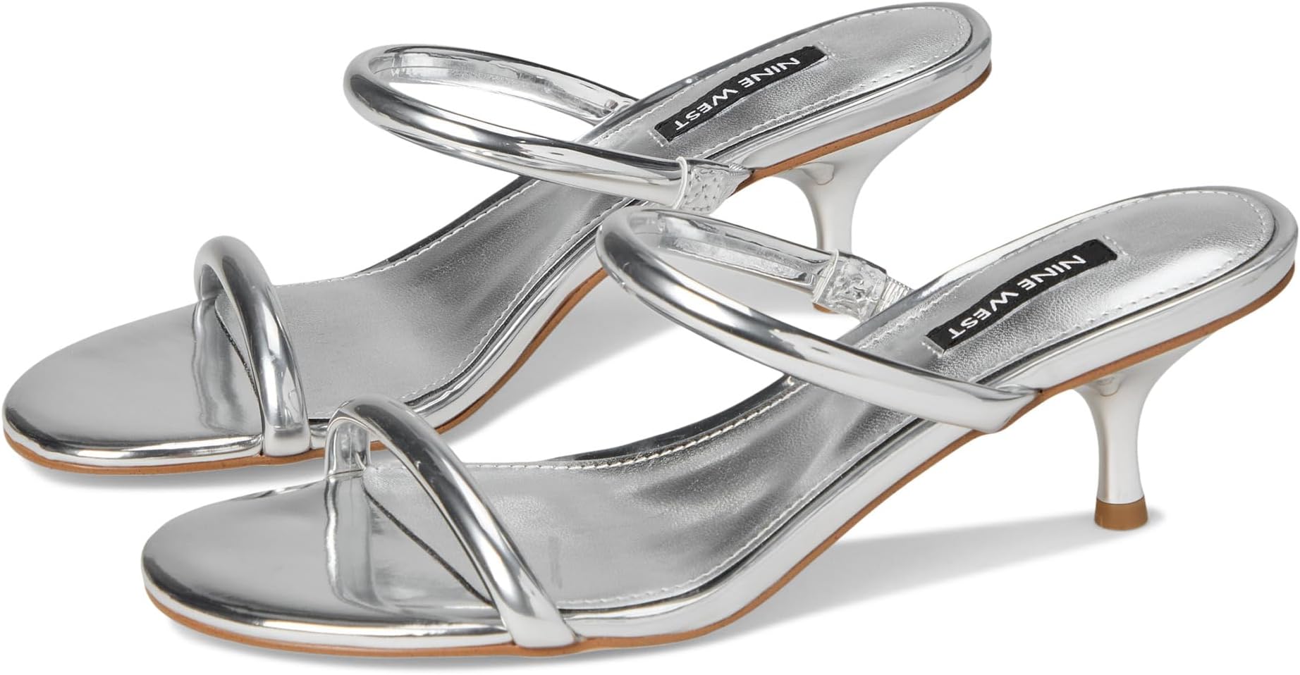 Туфли Nine West Women's Berri, Silver Mirror Metallic