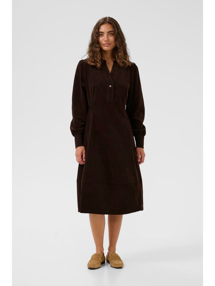 

CULTURE Платье CUrhaena Casual Fit в цвете «Кофейное зерно»