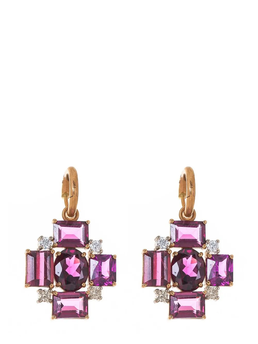 

Серьги Gemmy Gem из розового золота Irene Neuwirth, розовый