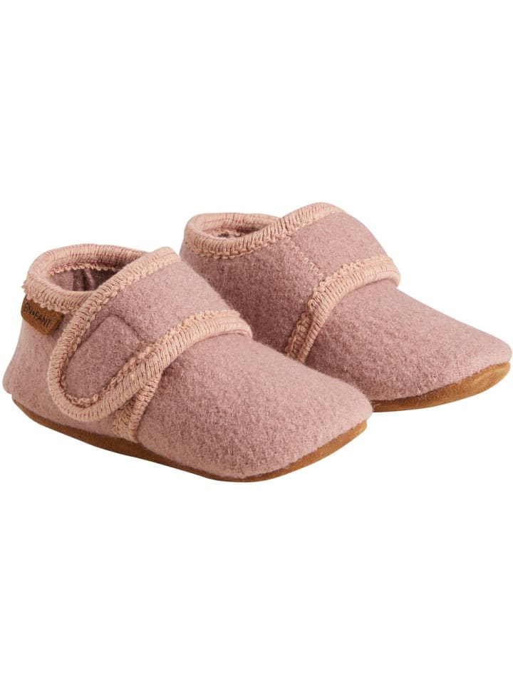 

Детские тапочки "Baby Wool tappers" розового цвета En Fant