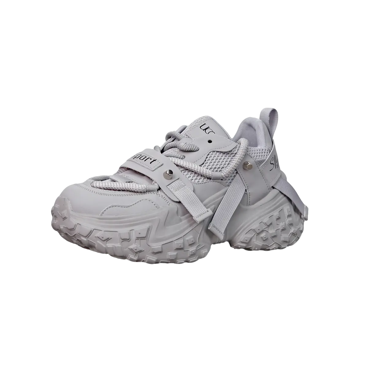 

Banas Серые массивные кроссовки мужские Low Top, цвет Gray