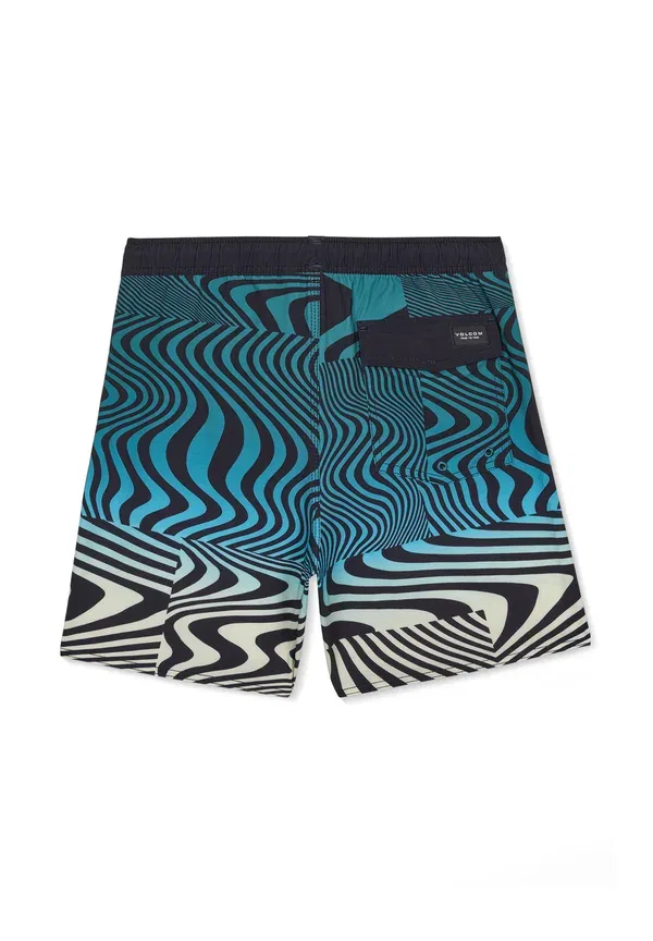 Плавки Volcom Board lido print trunk swimming shorts, оливково-зеленый — фото 2