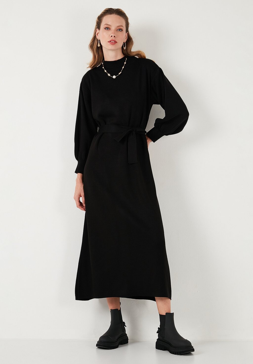 

Платье-джемпер REGULAR FIT LELA, черный